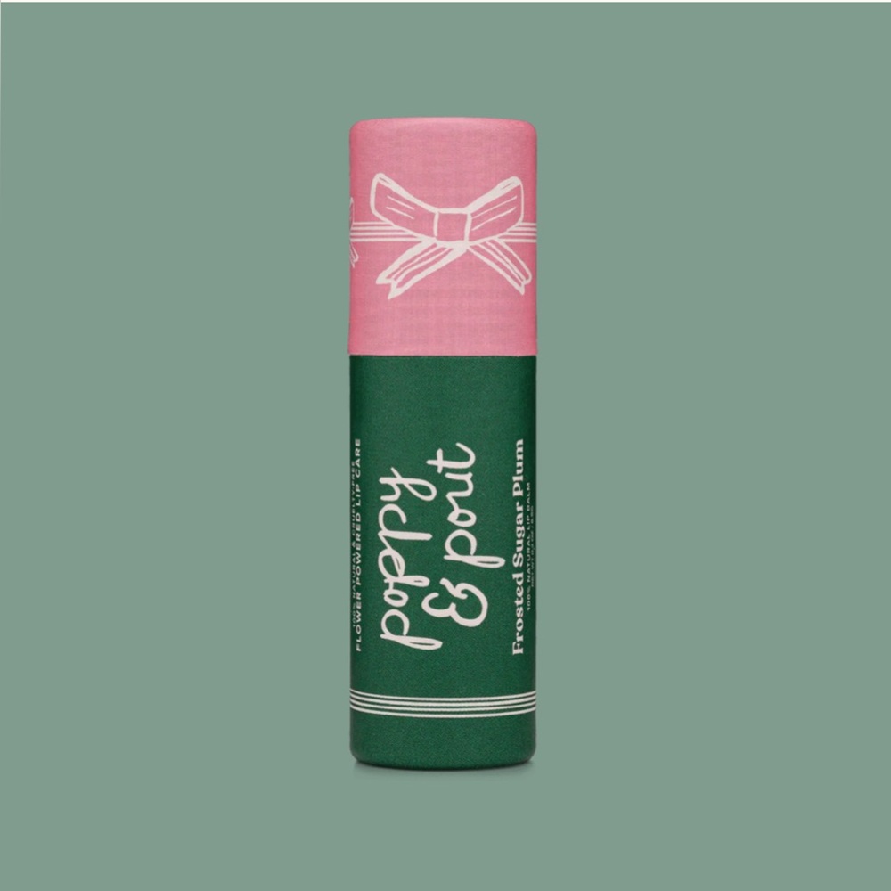 Poppy & Pout Frosted Sugar Plum Lip Balm